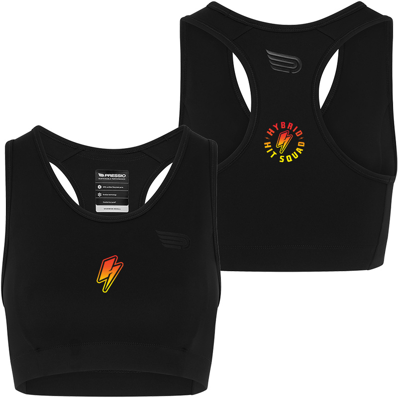 Women's Sustain Long Line Crop Bra Thumbnail